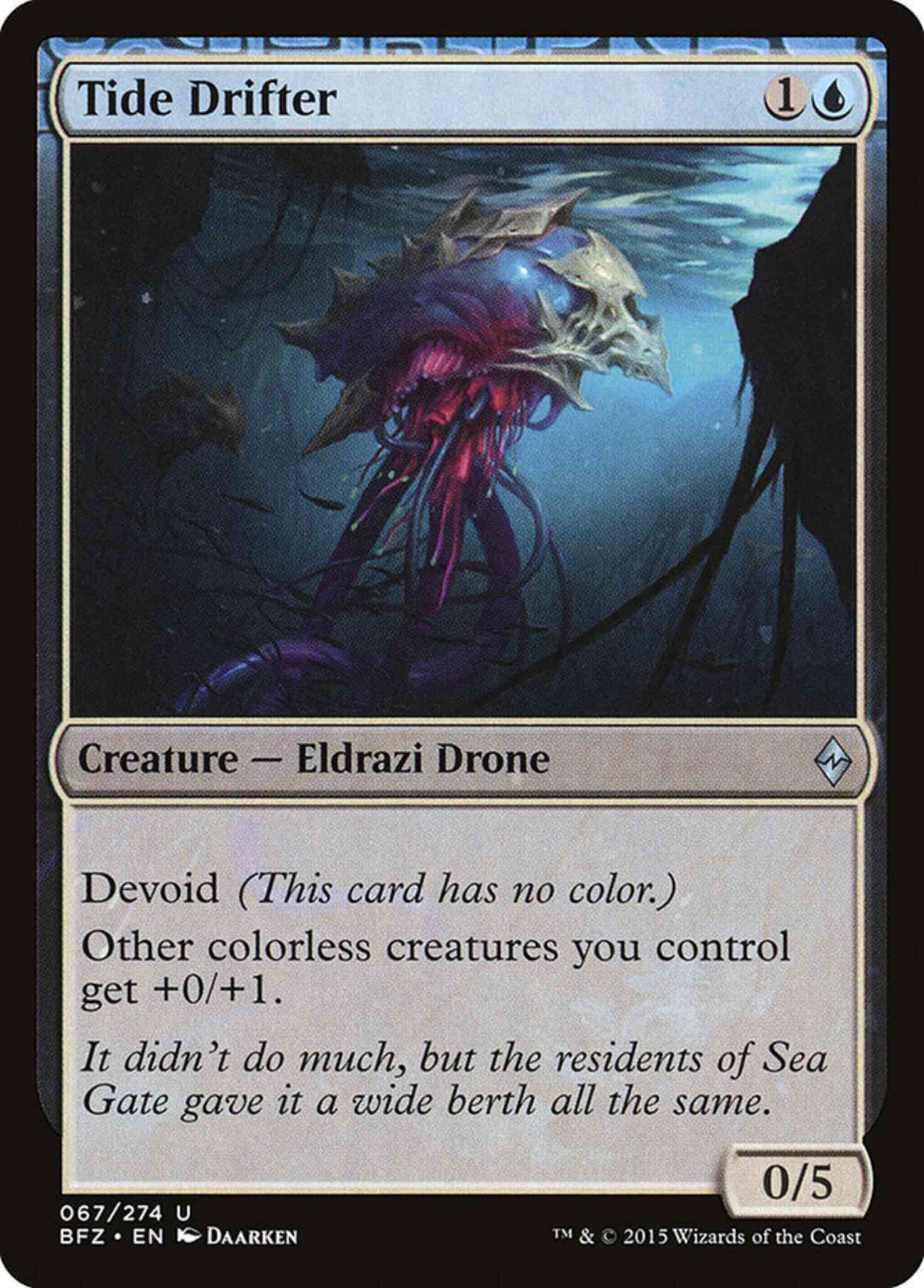 Tide Drifter [67] [Battle for Zendikar] [Non-Foil]