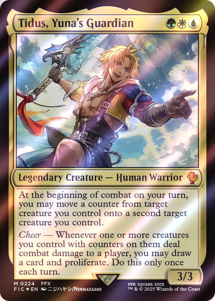 Tidus, Yuna's Guardian [224] [FINAL FANTASY: Commander] [Surge Foil]
