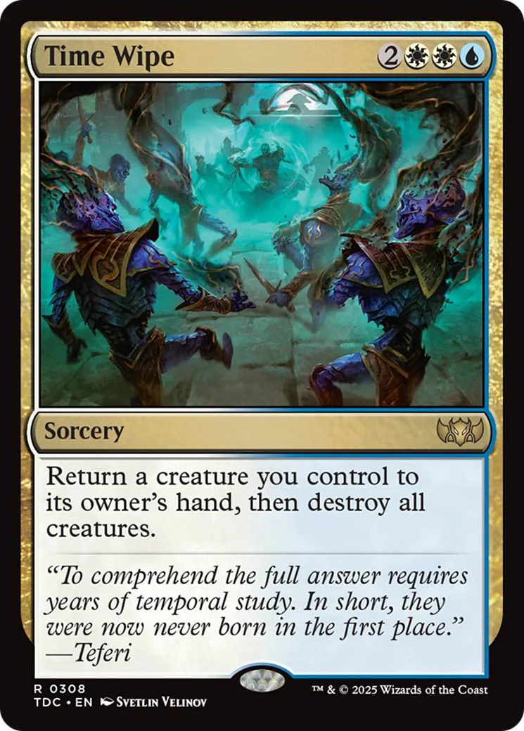 Time Wipe [308] [Tarkir: Dragonstorm: Commander] [Non-Foil]