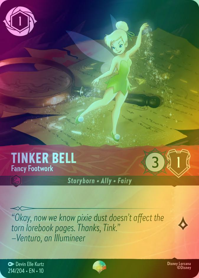 Tinker Bell - Fancy Footwork (Epic) - 214/204 [Whispers in the Well] [Holofoil]