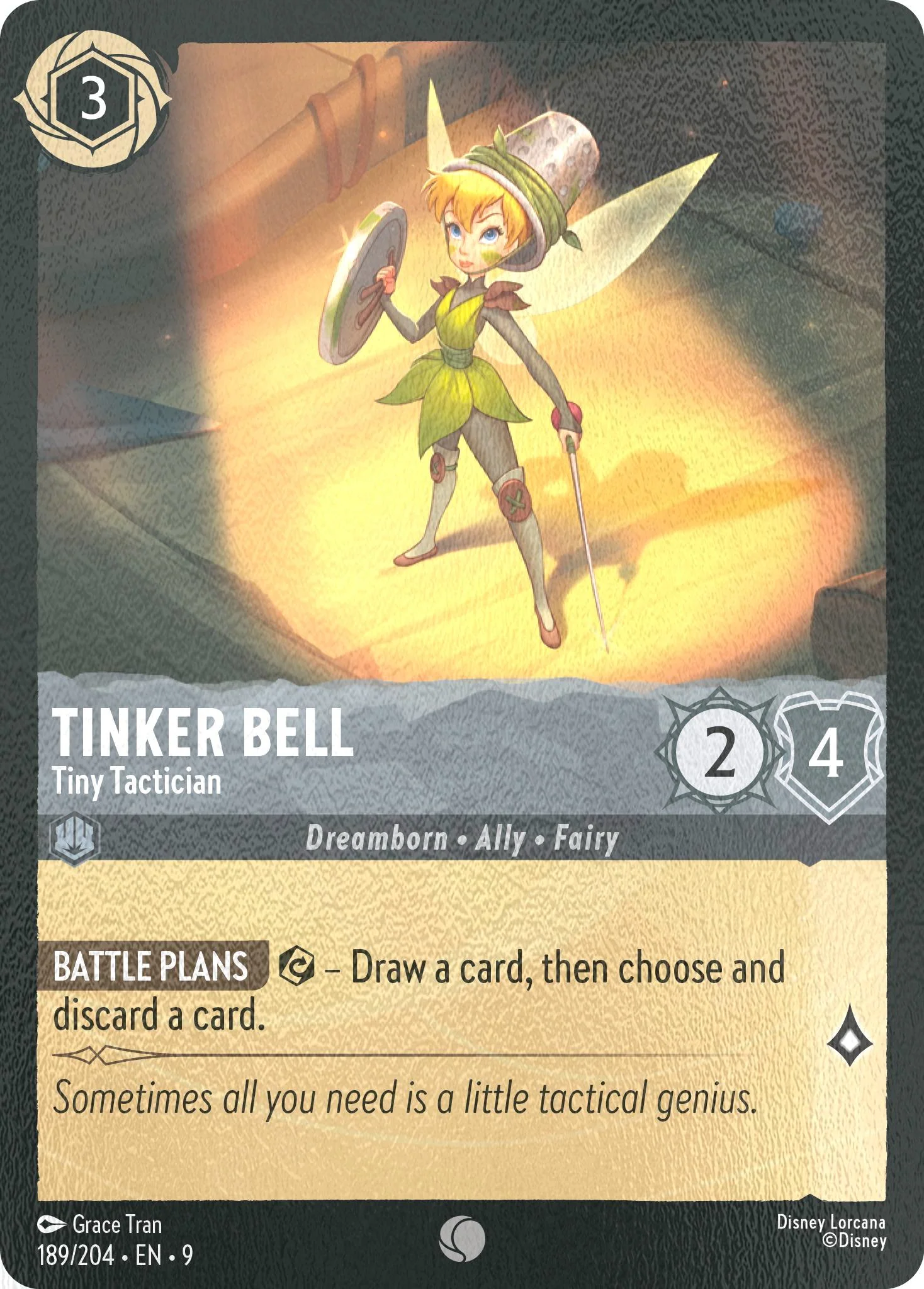 Tinker Bell - Tiny Tactician - 189/204 [Fabled] [Cold Foil]