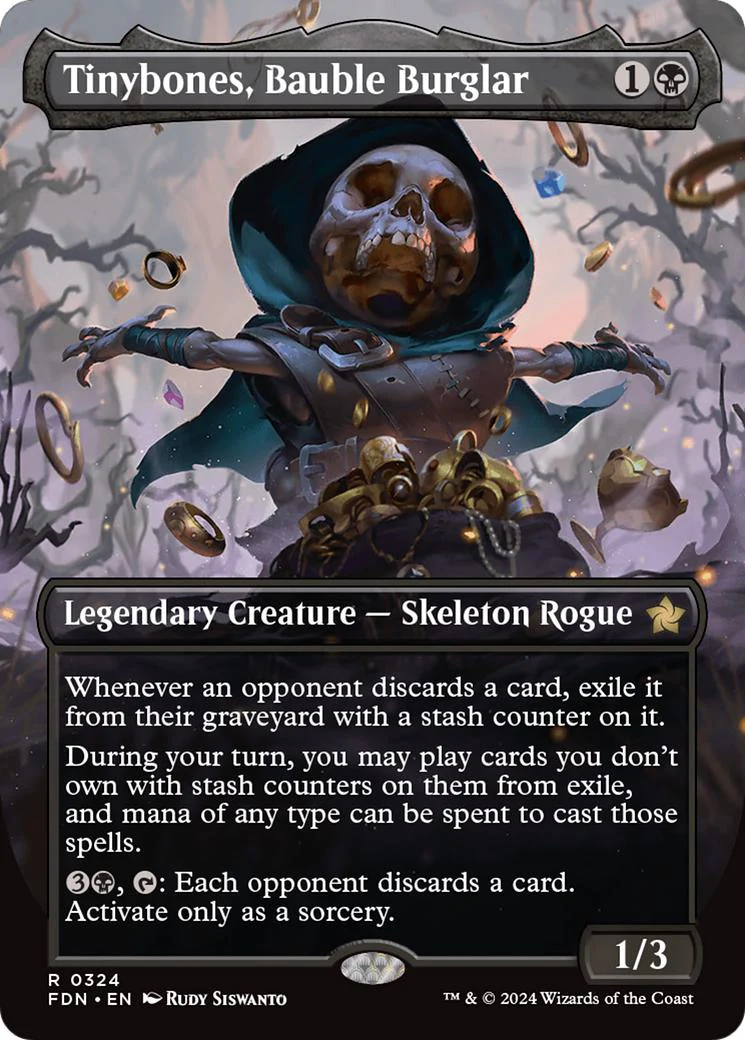 Tinybones, Bauble Burglar [324] [Borderless] [Foundations] [Non-Foil]