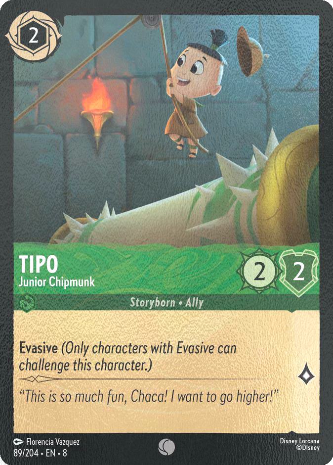 Tipo - Junior Chipmunk - 89/204 [Reign of Jafar] [Cold Foil]