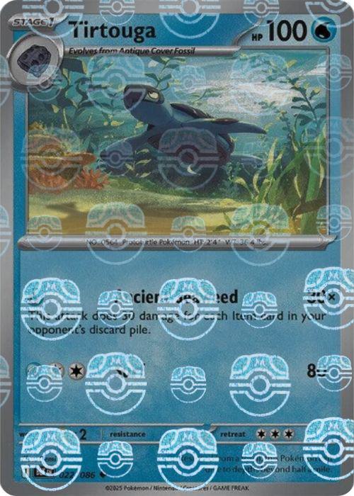 Tirtouga - Master Ball Pattern - 022/086 - Uncommon [sv105b-022] [Reverse Holo]