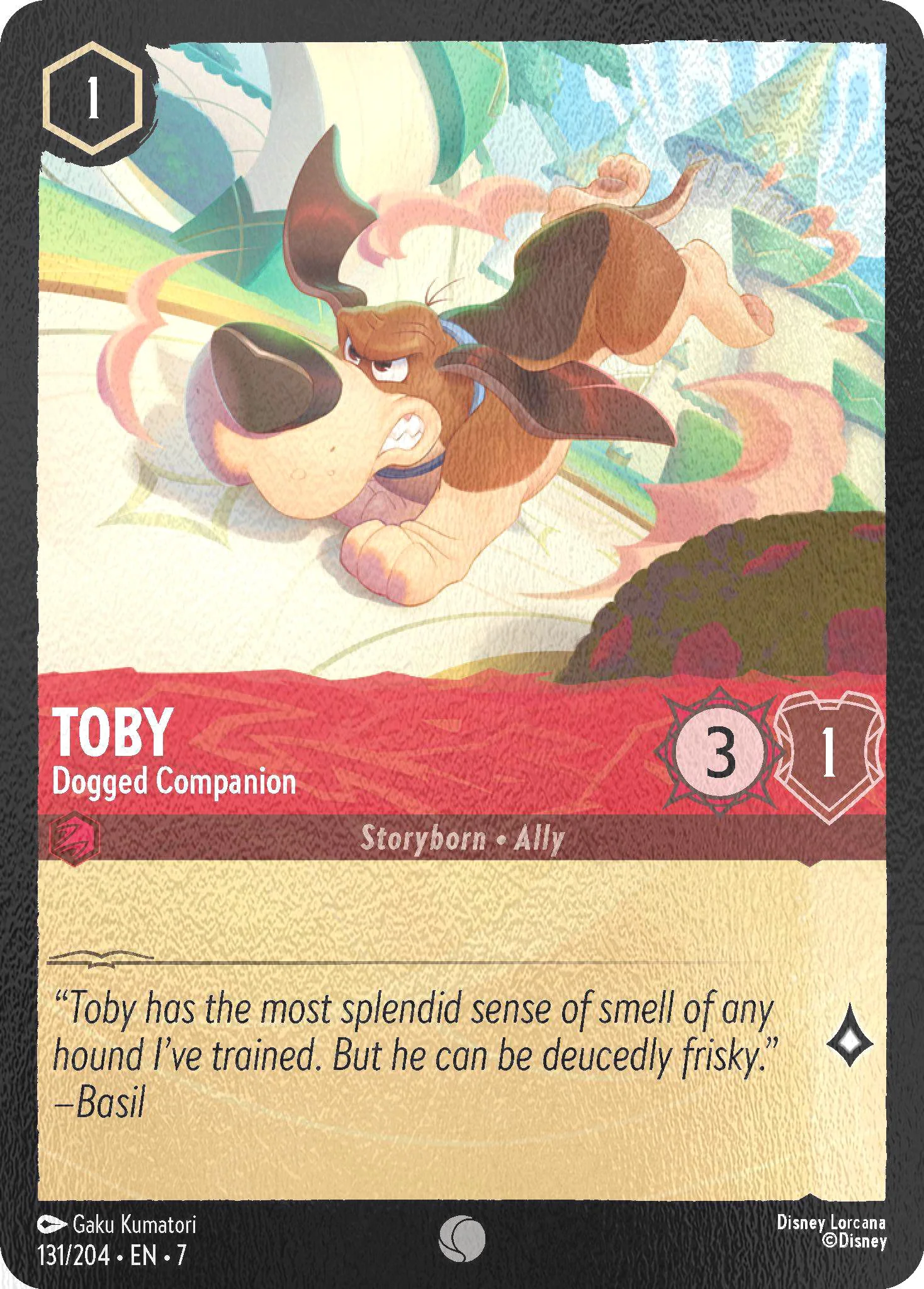 Toby - Dogged Companion - 131/204 [Archazia's Island] [Cold Foil]