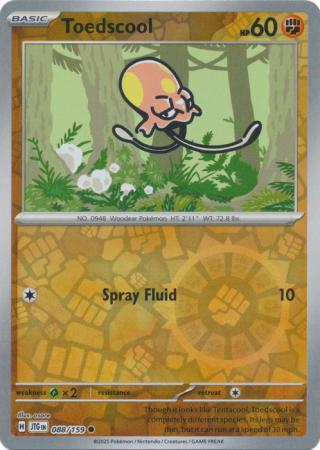Toedscool - 088/159 - Common [sv09-088] [Reverse Holo]