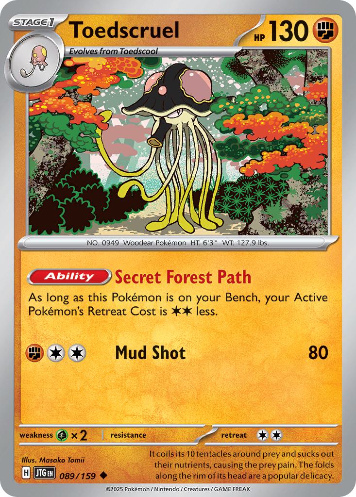 Toedscruel - 089/159 - Uncommon [sv09-089] [Non-Holo]