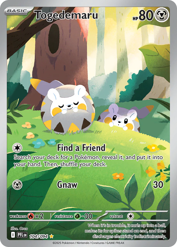 Togedemaru - 104/094 - Illustration Rare [me02-104] [Ultra]