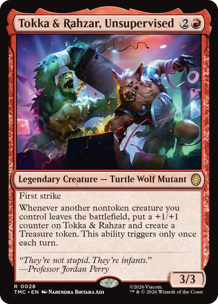 Tokka & Rahzar, Unsupervised [28] [Teenage Mutant Ninja Turtles Eternal] [Non-Foil]