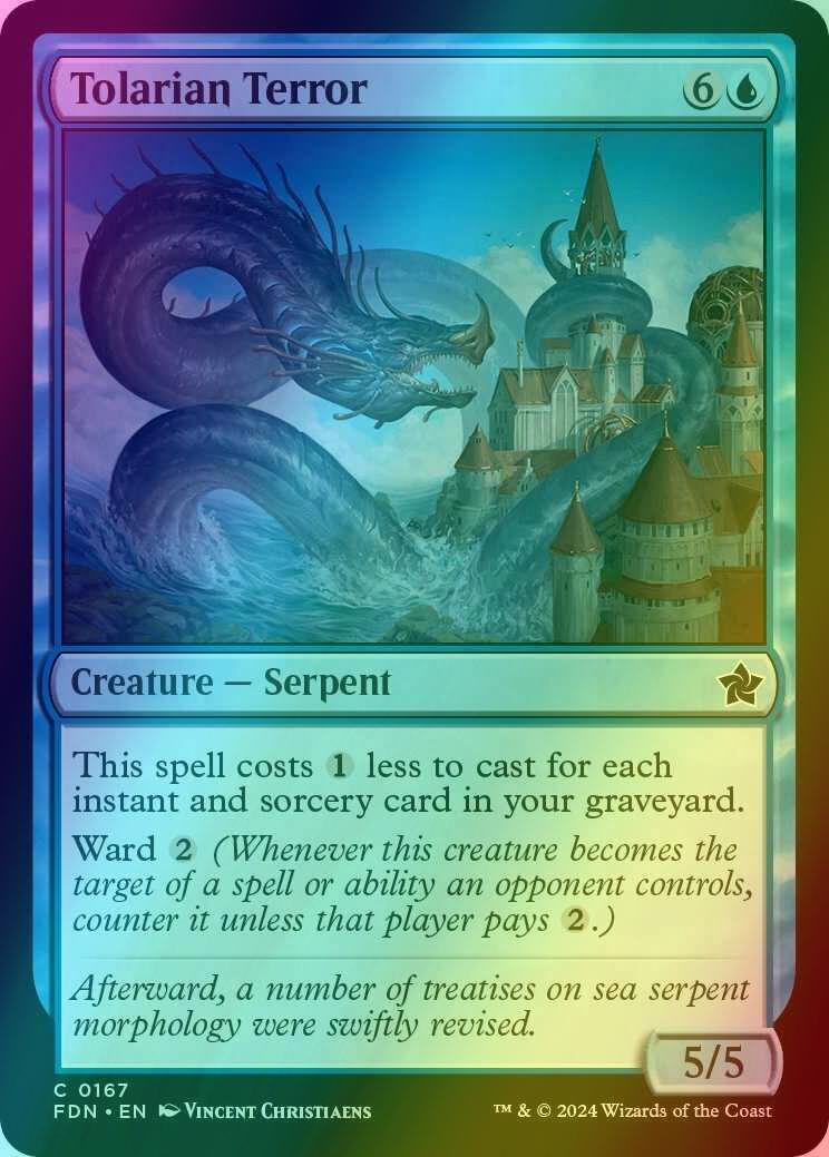 Tolarian Terror [167] [Foundations] [Foil]