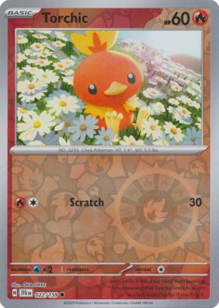Torchic - 022/159 - Common [sv09-022] [Reverse Holo]