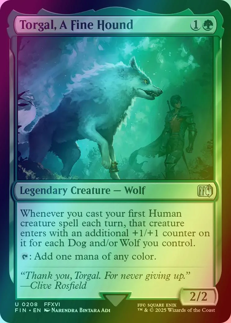Torgal, A Fine Hound [208] [FINAL FANTASY] [Foil]