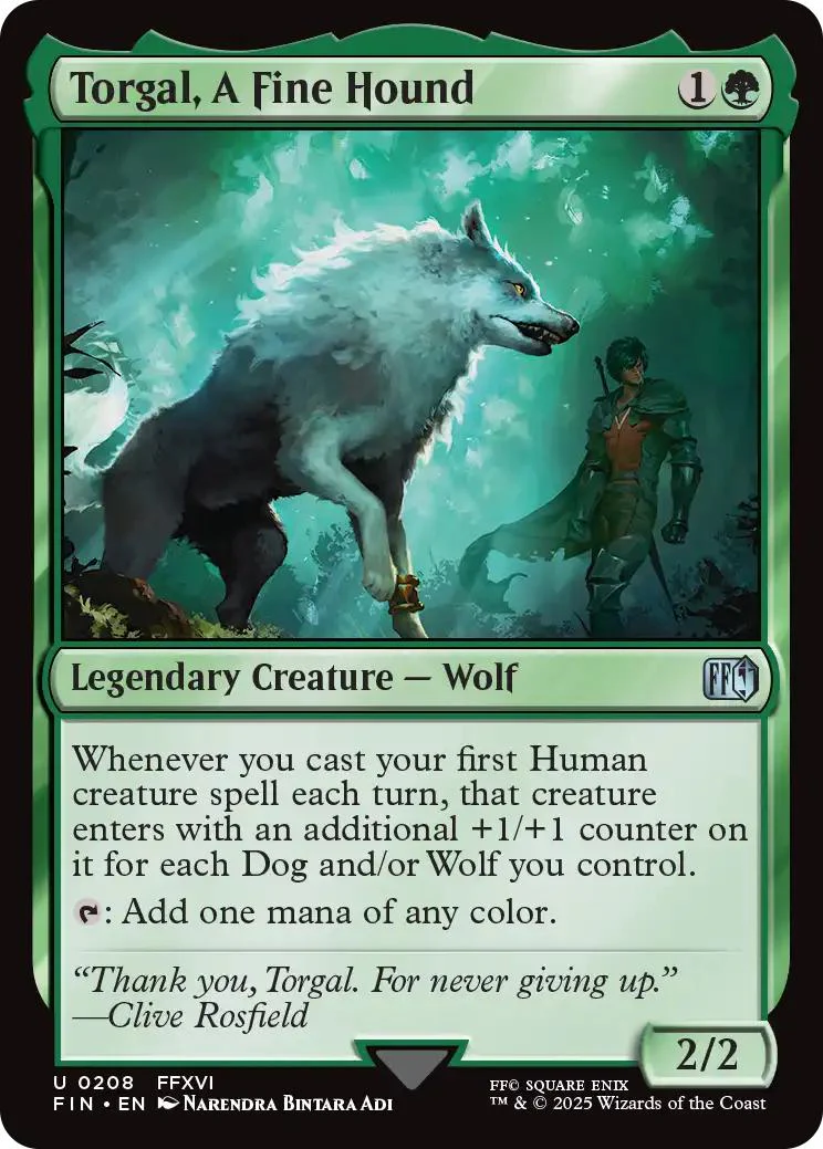 Torgal, A Fine Hound [208] [FINAL FANTASY] [Non-Foil]