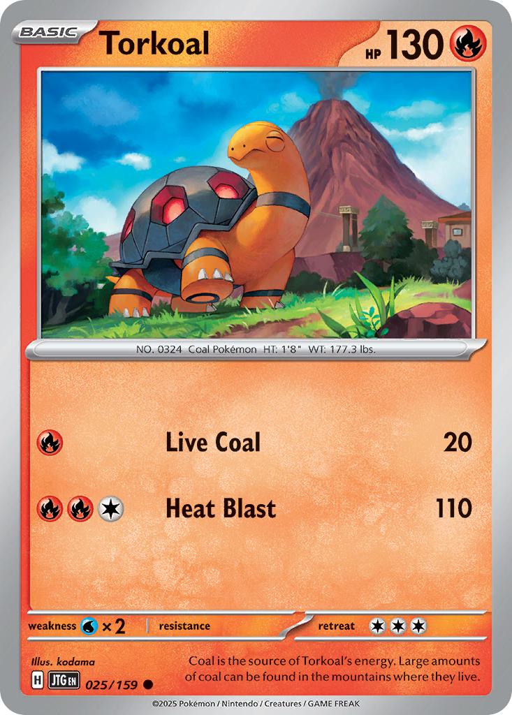 Torkoal - 025/159 - Common [sv09-025] [Non-Holo]