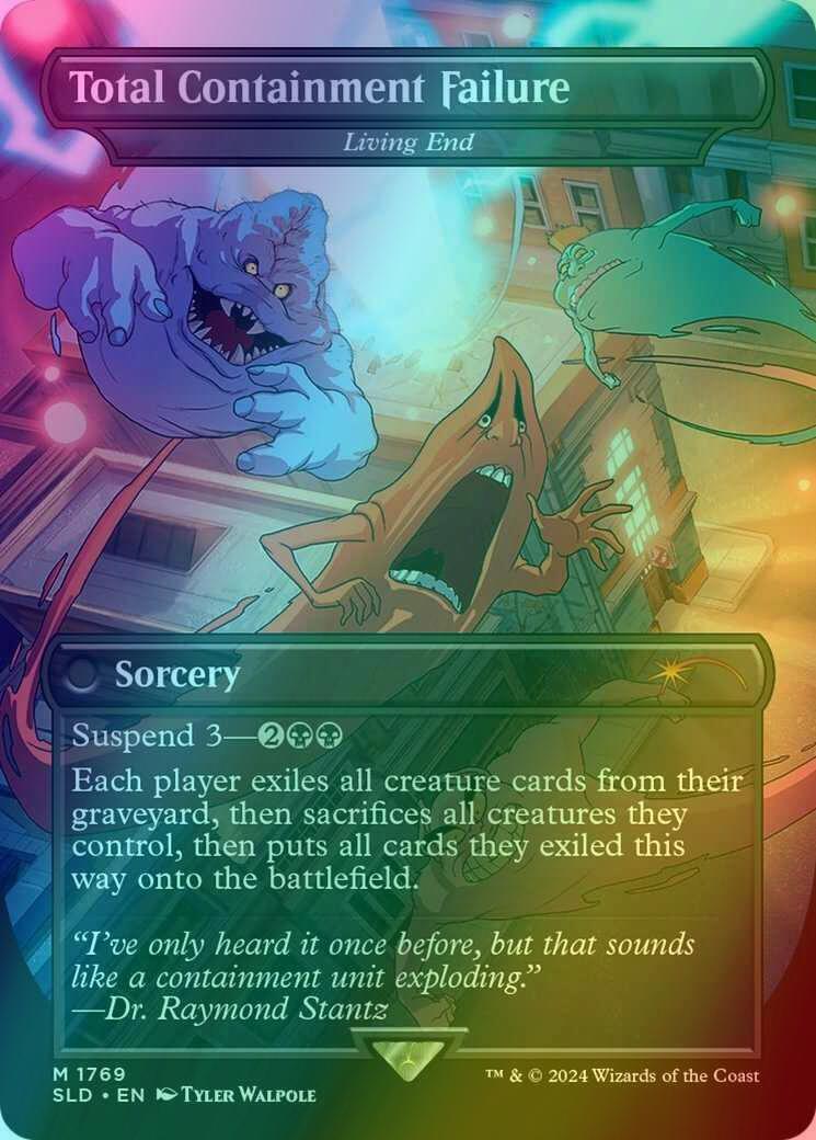 Total Containment Failure - Living End [1769] [Borderless] [The Real Ghostbusters] [Secret Lair Drop] [Foil]