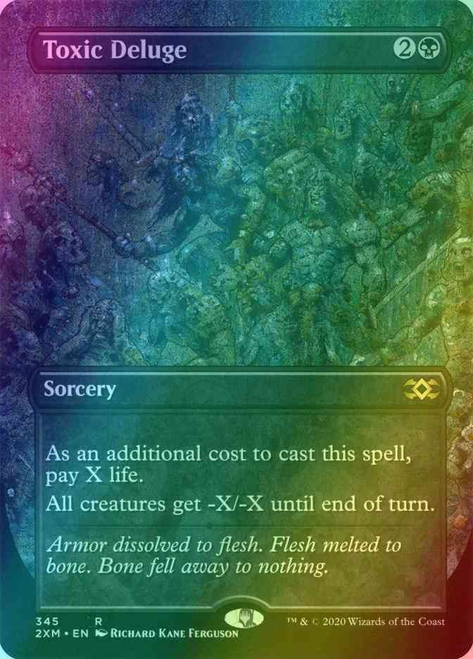 Toxic Deluge [345] [Borderless] [Double Masters] [Foil]
