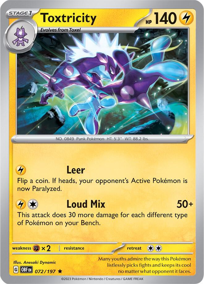 Toxtricity - 072/197 - Promo [Build & Battle Box] [sv03msp-072] [Non-Holo]