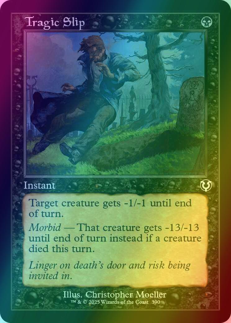Tragic Slip [390] [Retro Frame] [Innistrad Remastered] [Foil]