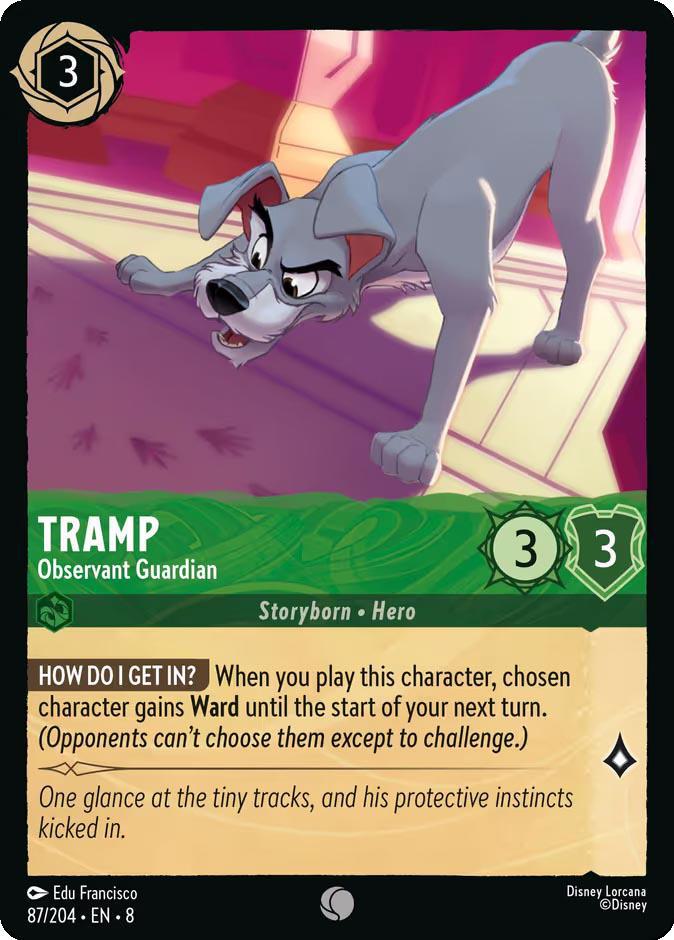 Tramp -Observant Guardian - 87/204 [Reign of Jafar] [Non-Foil]