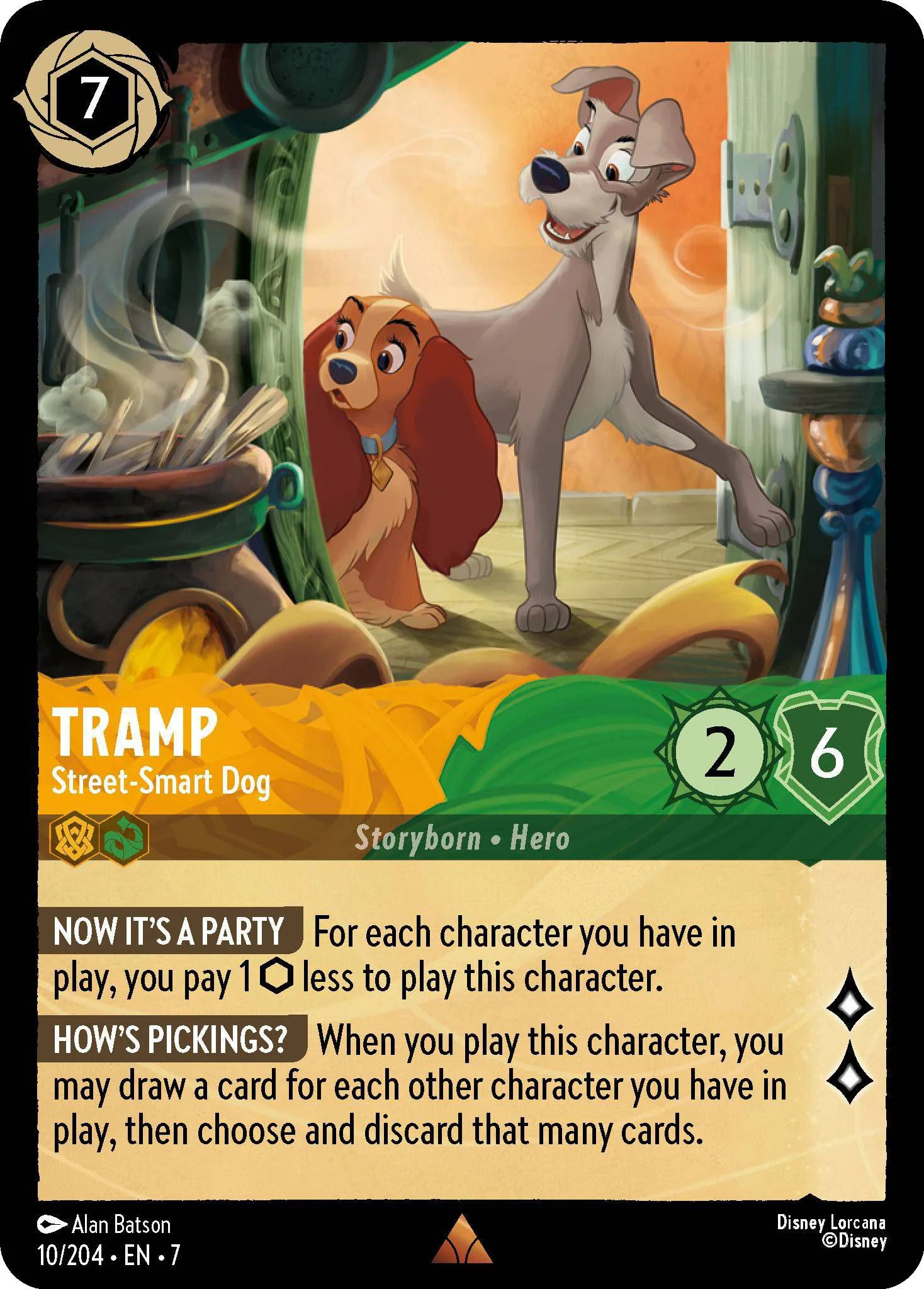 Tramp - Street-Smart Dog - 10/204 [Archazia's Island] [Non-Foil]