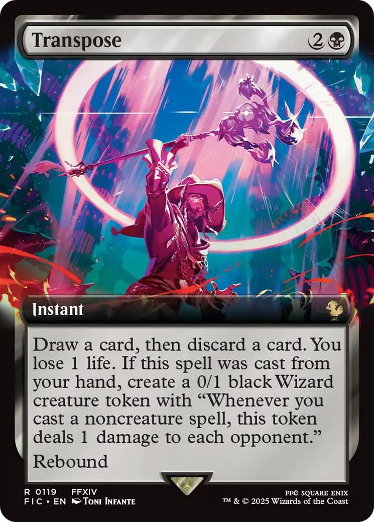 Transpose [119] [Extended Art] [FINAL FANTASY: Commander] [Non-Foil]