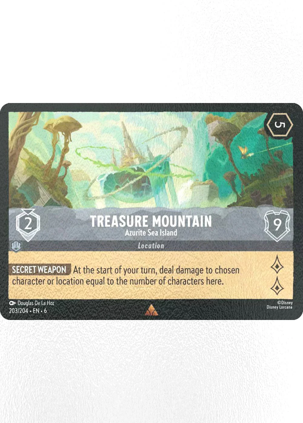 Treasure Mountain - Azurite Sea Island - 203/204 [Azurite Sea] [Cold Foil]