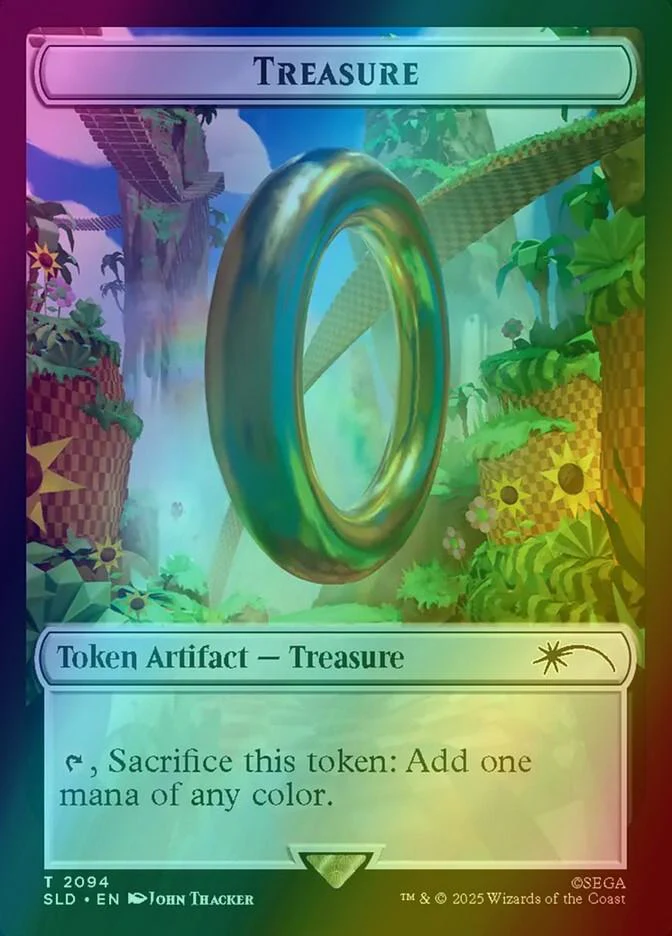 Treasure Token [2094] [Secret Lair X Sonic: Chasing Adventure] [Secret Lair Drop] [Foil]