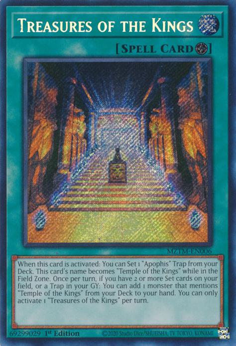 Treasures of the Kings - MZTM-EN006 - Secret Rare - 1st Edition