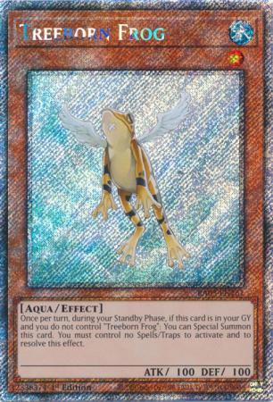 Treeborn Frog - RA03-EN161 - Platinum Secret Rare - 1st Edition