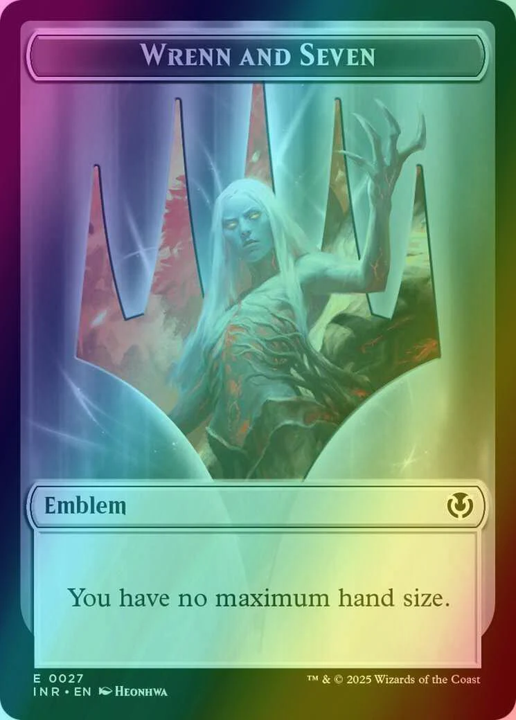 Treefolk Token (17) // Wrenn and Seven Emblem (27) [Innistrad Remastered: Tokens] [Foil] - Image 2