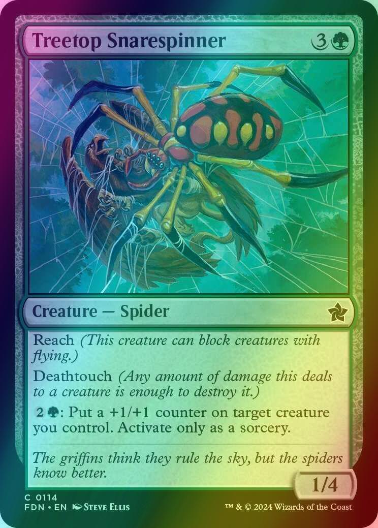 Treetop Snarespinner [114] [Foundations] [Foil]