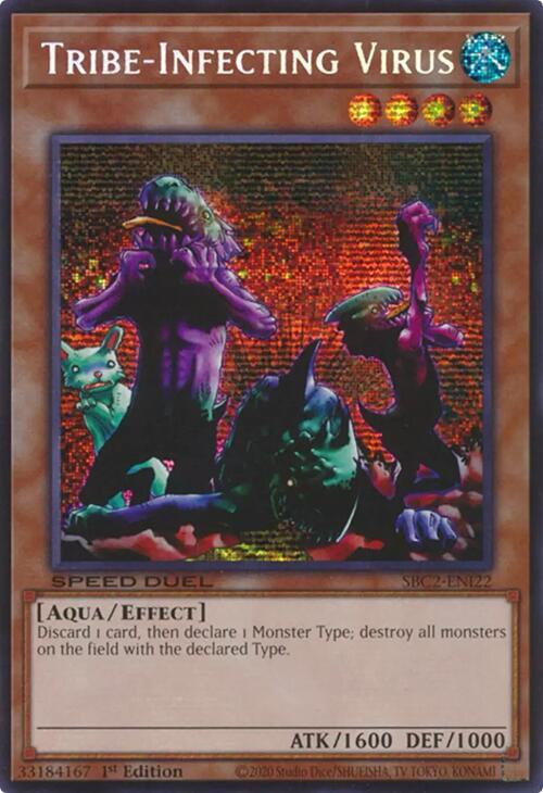 Tribe-Infecting Virus - SBC2-ENI22 - Prismatic Secret Rare - 1st Edition
