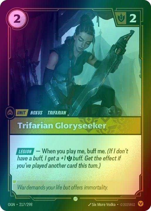 Trifarian Gloryseeker - 217/298 [Origins] [Foil]