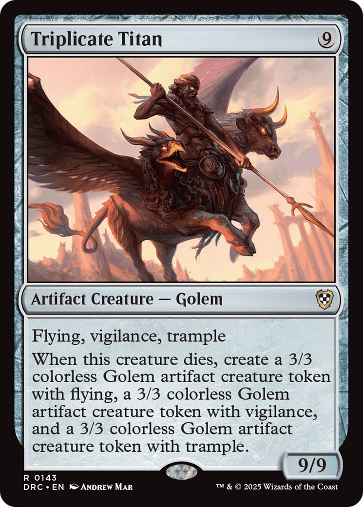 Triplicate Titan [143] [Aetherdrift: Commander] [Non-Foil]