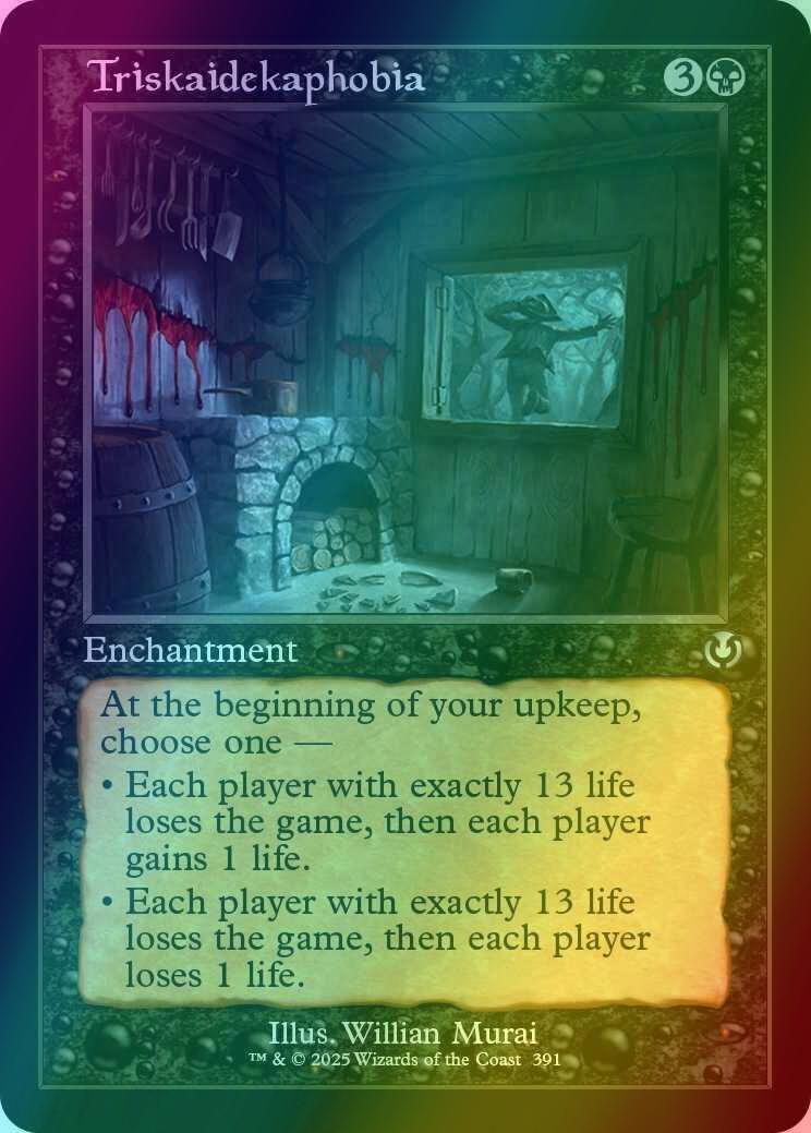 Triskaidekaphobia [391] [Retro Frame] [Innistrad Remastered] [Foil]