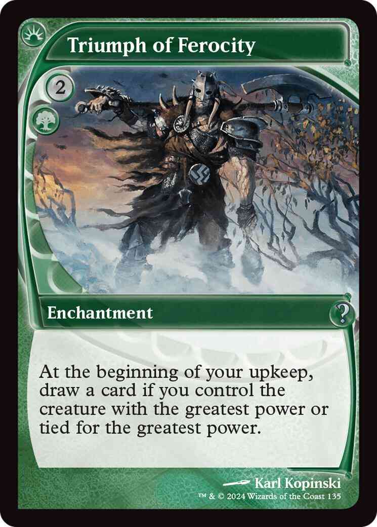 Triumph of Ferocity [135] [Future Frame] [Mystery Booster 2] [Foil]