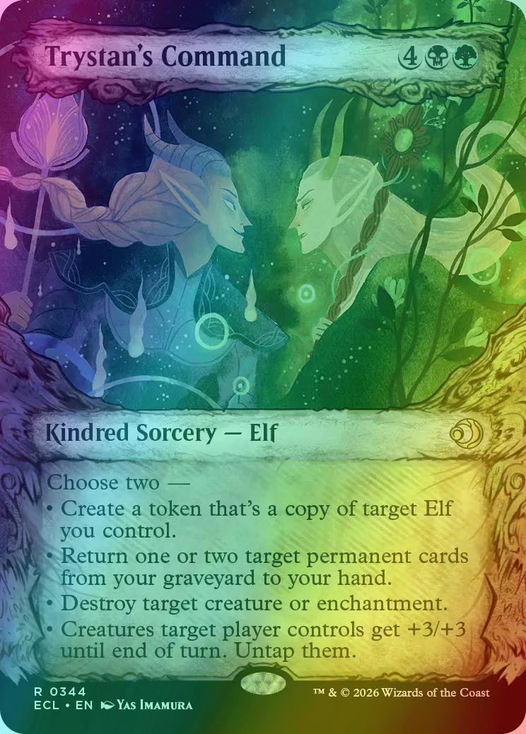 Trystan's Command [344] [Fable Frame] [Lorwyn Eclipsed] [Foil]