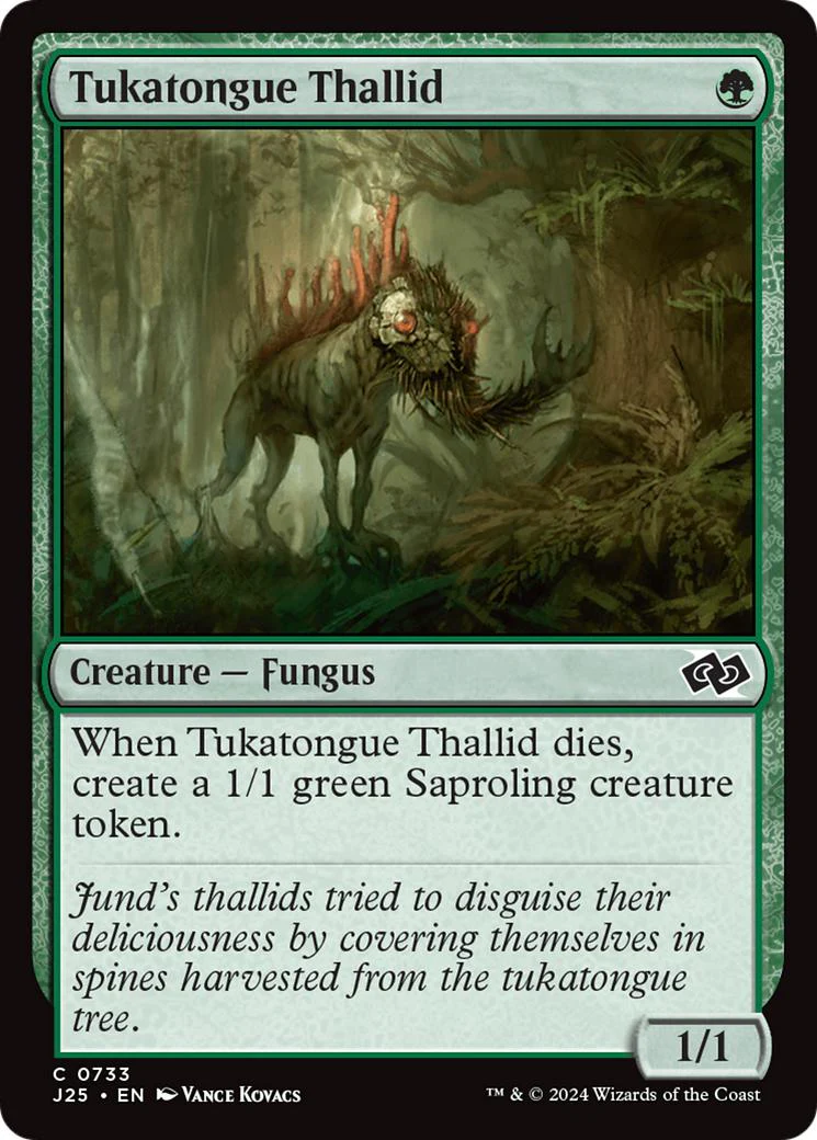Tukatongue Thallid [733] [Foundations: Jumpstart] [Non-Foil]