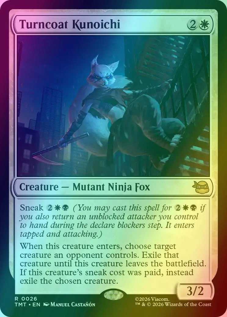 Turncoat Kunoichi [26] [Teenage Mutant Ninja Turtles] [Foil]