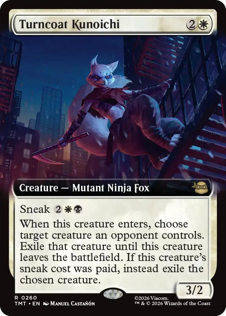 Turncoat Kunoichi [260] [Extended Art] [Teenage Mutant Ninja Turtles] [Non-Foil]