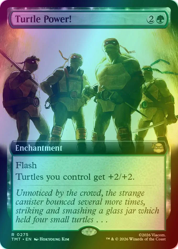 Turtle Power! [275] [Extended Art] [Teenage Mutant Ninja Turtles] [Foil]