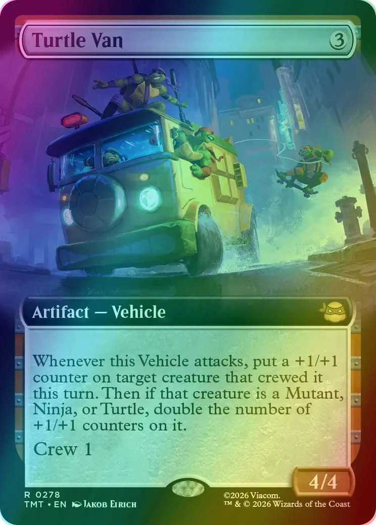 Turtle Van [278] [Extended Art] [Teenage Mutant Ninja Turtles] [Foil]
