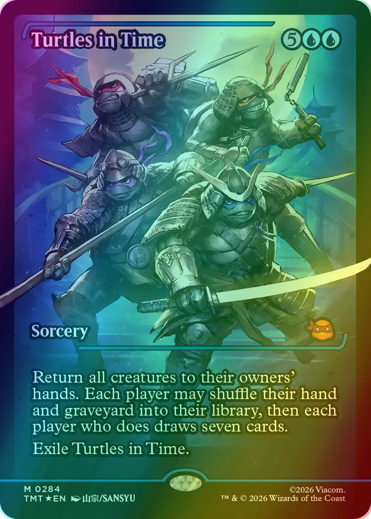 Turtles in Time [284] [Japan Showcase] [Teenage Mutant Ninja Turtles] [Foil]