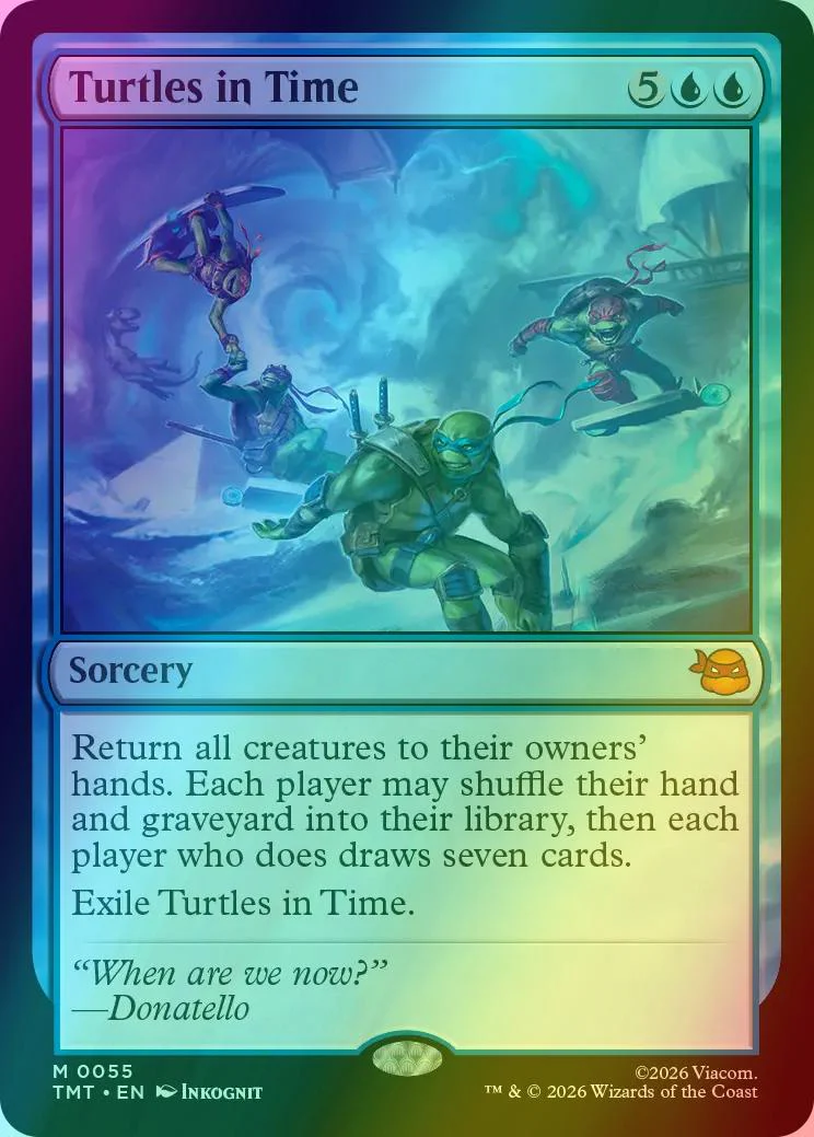 Turtles in Time [55] [Teenage Mutant Ninja Turtles] [Foil]