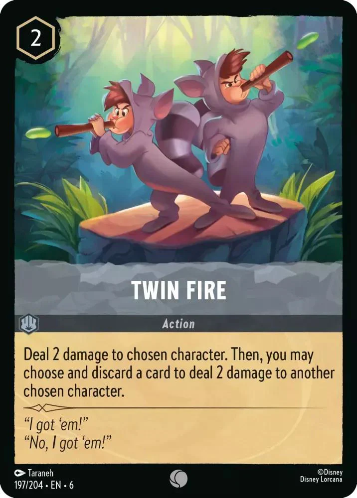 Twin Fire - 197/204 [Azurite Sea] [Non-Foil]