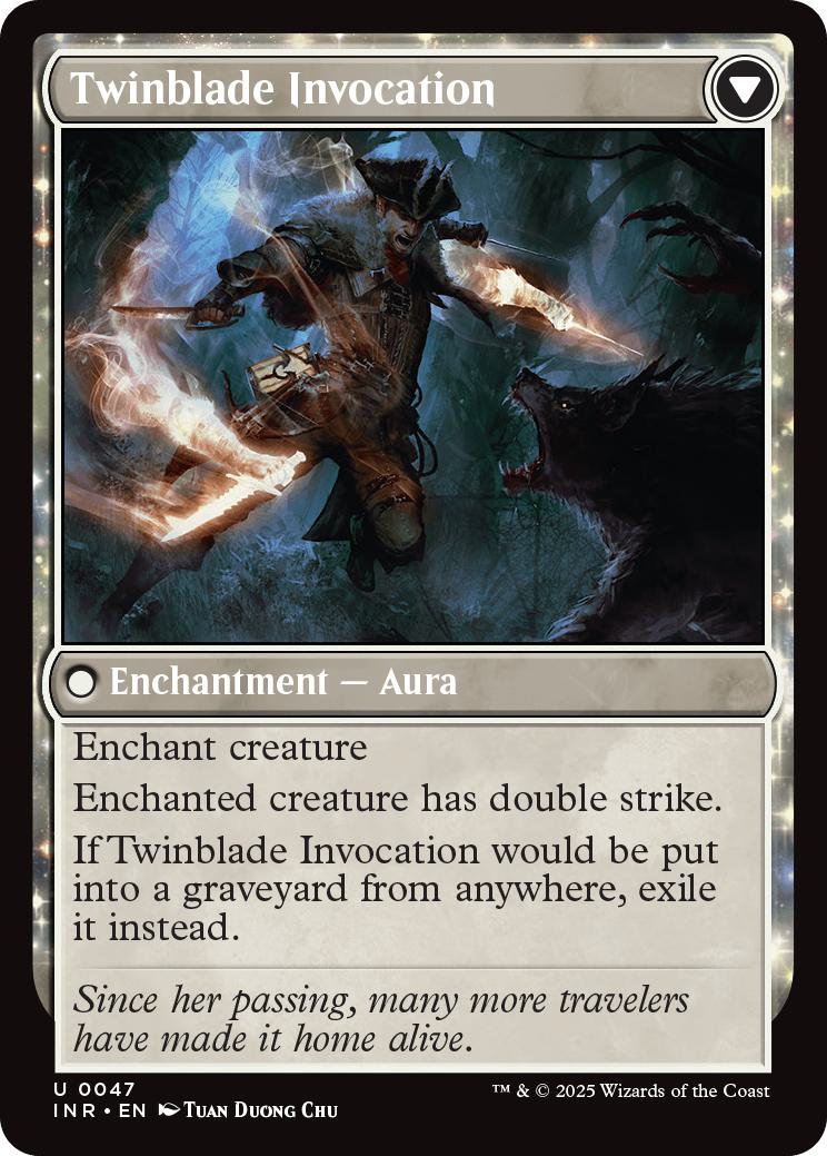 Twinblade Geist // Twinblade Invocation [47] [Innistrad Remastered] [Non-Foil] - Image 2