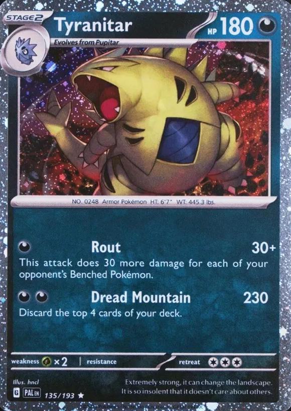 Tyranitar - 135/193 - Promo [Triple Whammy Tin] [sv02msp-135] [Cosmos Holo]