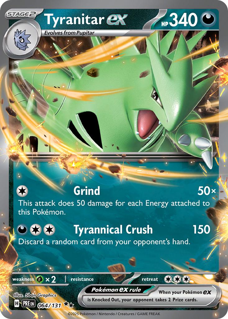 Tyranitar ex - 064/131 - Double Rare [sv085-064] [Ultra]