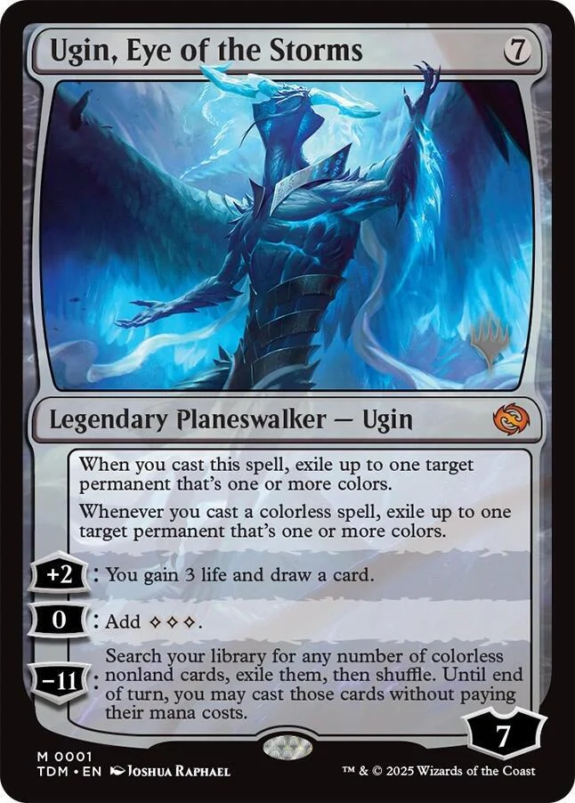 Ugin, Eye of the Storms [1p] [Promo Pack] [Tarkir: Dragonstorm: Promos] [Non-Foil]