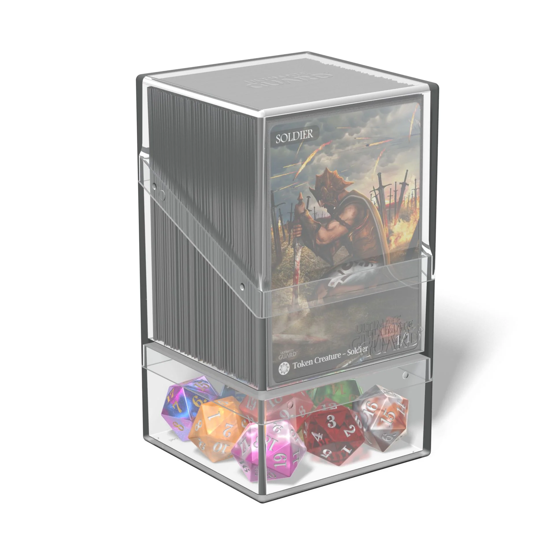 Ultimate Guard Boulder'n'Tray Deck Case - 100+ - Clear